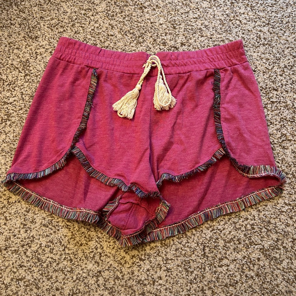 Boho Pink Lounge Shorts!